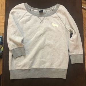 Victoria’s Secret PINK Inside Out Grey Sweatshirt